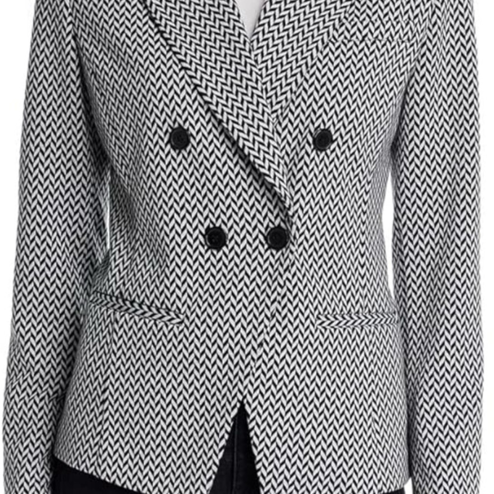Women’s Bagatelle Black and White Herringbone Blazer Size Medium